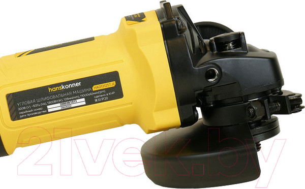 Изображение товара Угловая шлифовальная машина Hanskonner HAG13125TJE