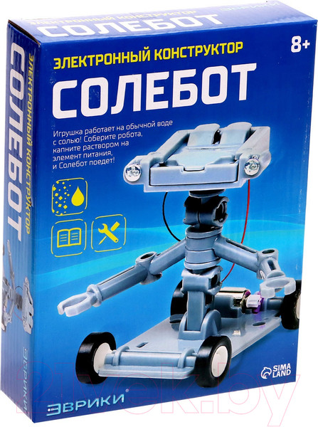 Изображение товара Конструктор электромеханический Эврики Солебот / 1466974