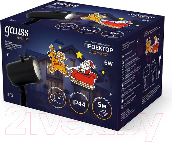 Изображение товара Прожектор сценический Gauss Holiday / HL090