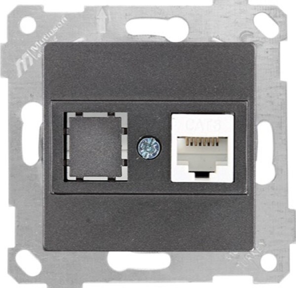 Изображение товара Розетка Mutlusan Rita 2200-140-0195 (дымчатый)