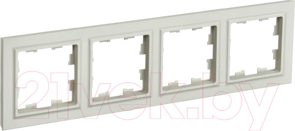 Изображение товара Рамка для выключателей и розеток IEK Brite BR-M42-K10 (бежевый)