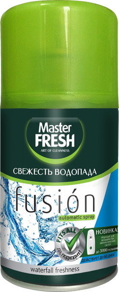 Изображение товара Сменный блок для освежителя воздуха Master Fresh Свежесть водопада (250мл)