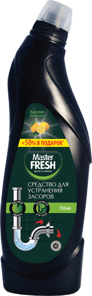 Изображение товара Средство для устранения засоров Master Fresh 750мл