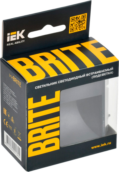 Изображение товара Встраиваемая подсветка IEK Brite BR-FL20-K53 (графит)