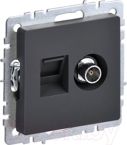 Изображение товара Розетка IEK Brite BR-AK20-1-K53 (графит)