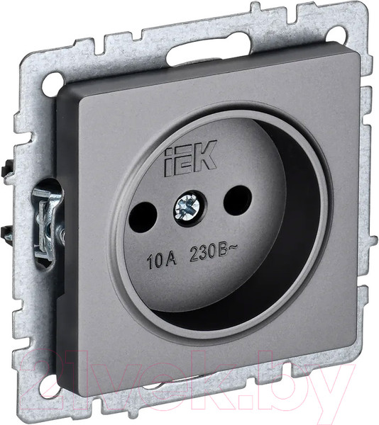 Изображение товара Розетка IEK Brite BR-R10-10-K46 (сталь)