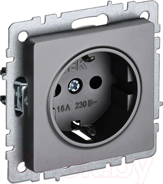 Изображение товара Розетка IEK Brite BR-R14-16-K46 (сталь)