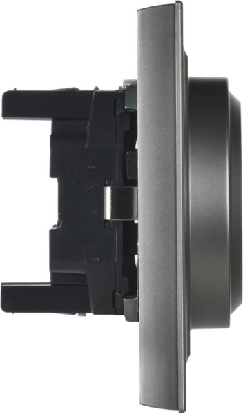 Изображение товара Розетка IEK Brite BR-R21-16-K46-F (сталь)