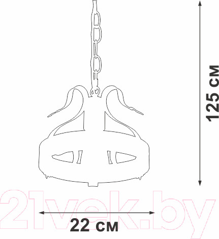 Изображение товара Потолочный светильник Vitaluce V1350-7/1