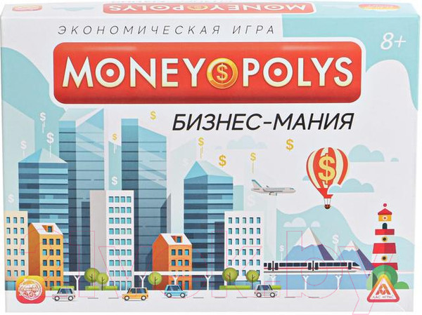 Изображение товара Настольная игра Лас Играс Money Polys. Бизнес-мания / 188079