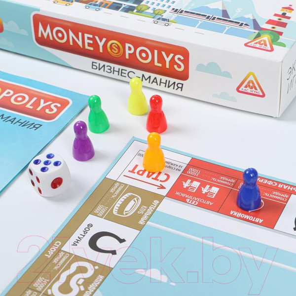 Изображение товара Настольная игра Лас Играс Money Polys. Бизнес-мания / 188079