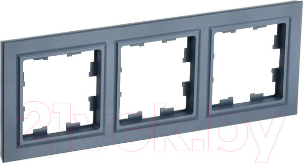 Изображение товара Рамка для выключателей и розеток IEK Brite BR-M32-K35 (маренго)