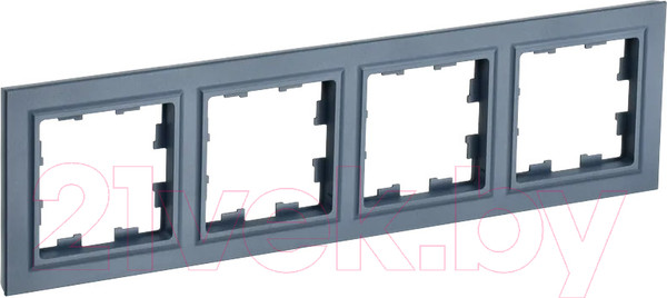 Изображение товара Рамка для выключателей и розеток IEK Brite BR-M42-K35 (маренго)