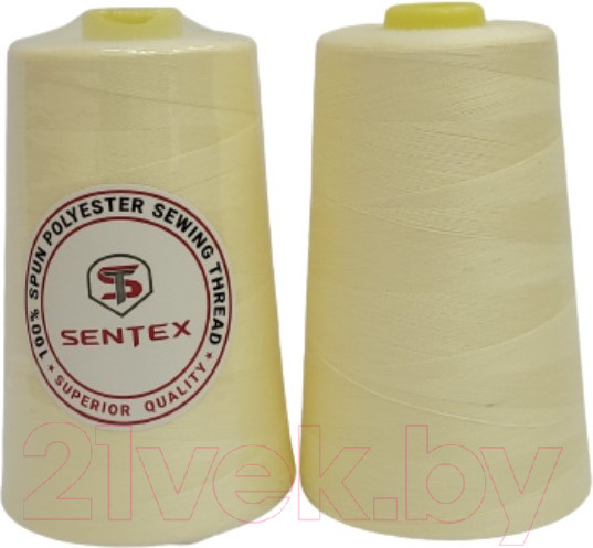 Изображение товара Набор швейных ниток Sentex 100% полиэстер 50/2 5000 ярдов 1006 (2шт)