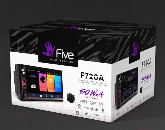 Изображение товара Бездисковая автомагнитола Five F720A