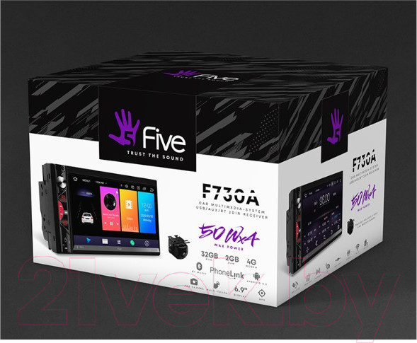 Изображение товара Бездисковая автомагнитола Five F730A