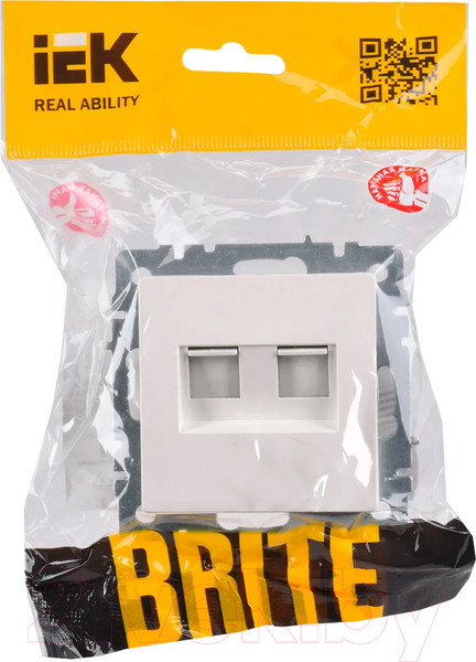 Изображение товара Розетка IEK Brite BR-KT20-O-1-K36 (жемчуг)