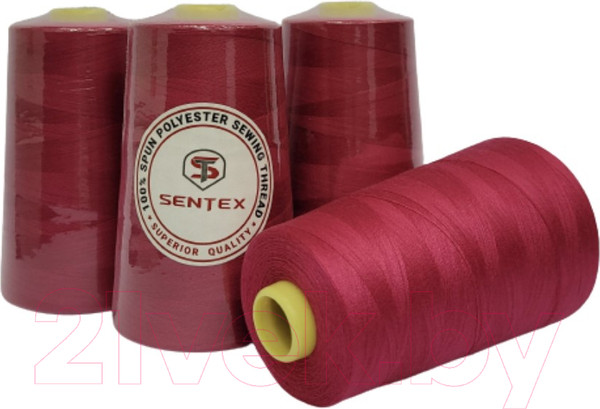 Изображение товара Набор швейных ниток Sentex 100% полиэстер 50/2 5000 ярдов 1065 (4шт)