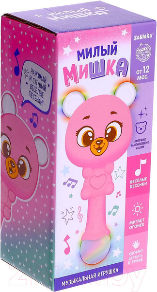 Изображение товара Погремушка Zabiaka Милый мишка / 6755762