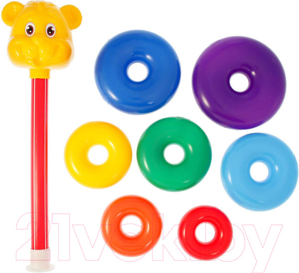 Изображение товара Развивающий игровой набор Соломон Пирамидка Мишка / 1200500