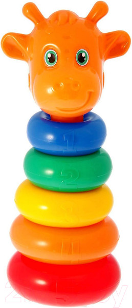 Изображение товара Развивающий игровой набор Соломон Пирамидка Жирафик / 1200495
