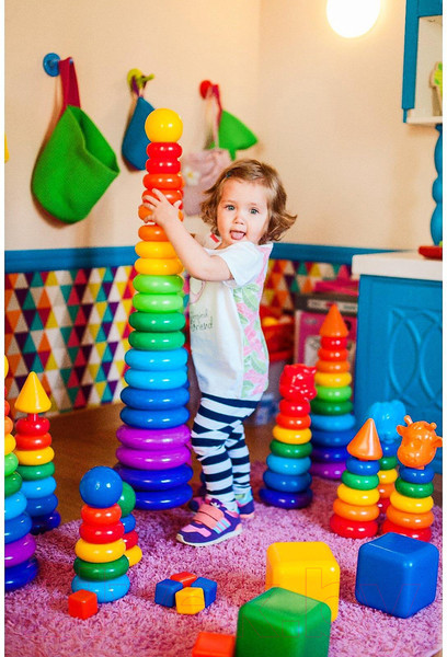 Изображение товара Развивающий игровой набор Соломон Пирамидка Гигант / 1182518