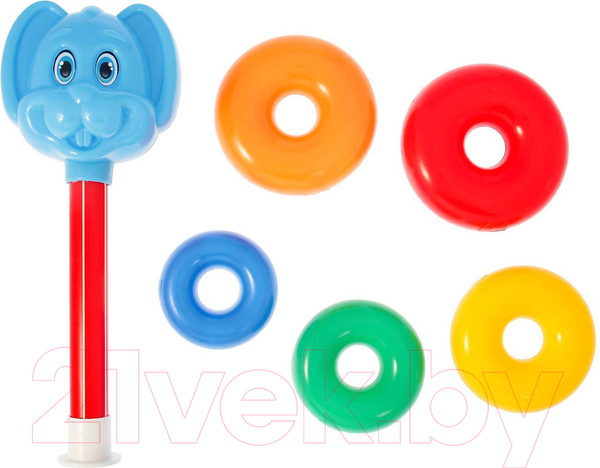 Изображение товара Развивающий игровой набор Соломон Пирамидка Зайка / 1200493