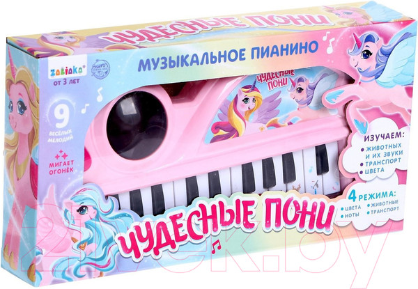 Изображение товара Музыкальная игрушка Zabiaka Чудесные пони / 5217484