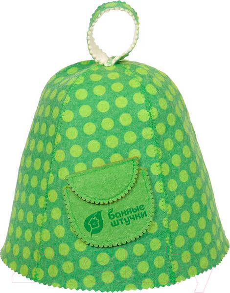 Изображение товара Шапка для бани Банные Штучки Горошек / 41177