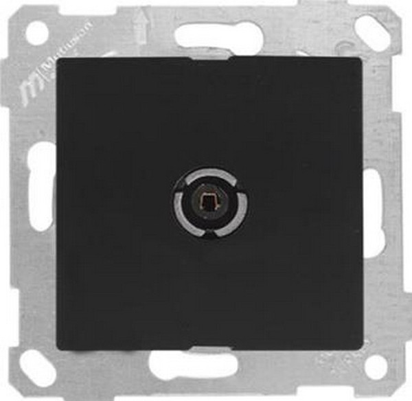 Изображение товара Розетка Mutlusan Rita TV 2200-171-0184 (черный матовый)