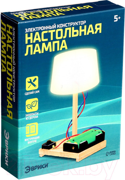 Изображение товара Конструктор электромеханический Эврики Настольная лампа / 4072194