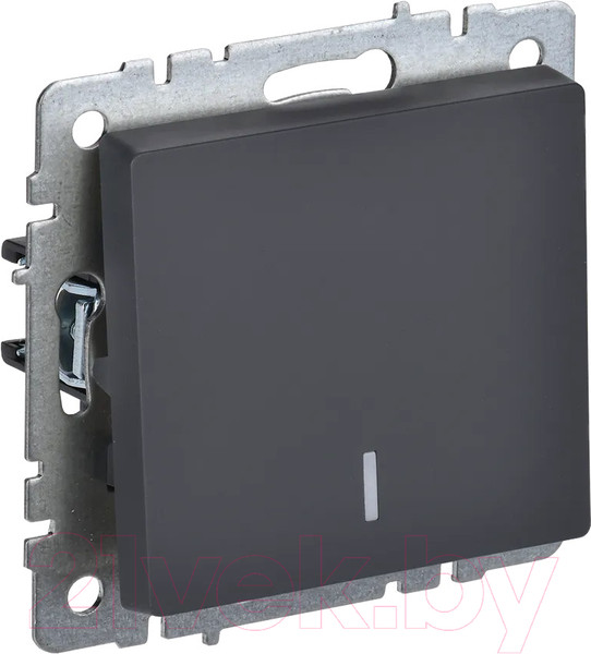 Изображение товара Выключатель IEK Brite BR-V10-1-10-K53 (графит)