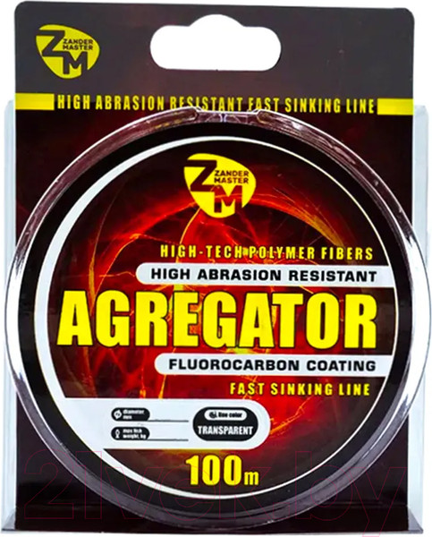 Изображение товара Леска монофильная ZanderMaster Agregator Fast Sinking 0.309мм 7.7кг / 11975 (100м)