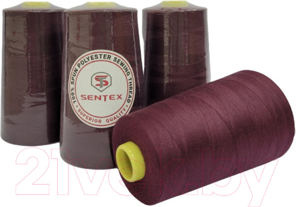 Изображение товара Набор швейных ниток Sentex 100% полиэстер 50/2 5000 ярдов 1140 (4шт)
