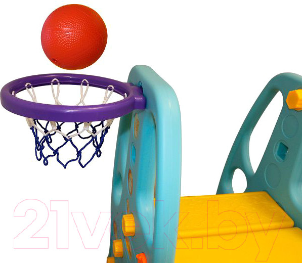 Изображение товара Горка-комплекс Kampfer Brave Animals (голубой/желтый)