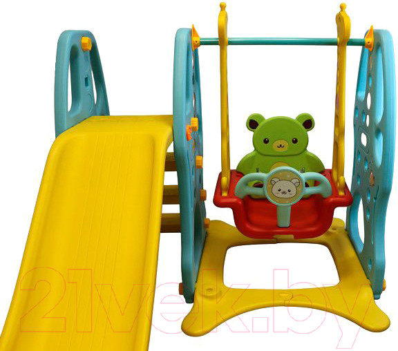 Изображение товара Горка-комплекс Kampfer Brave Animals (голубой/желтый)