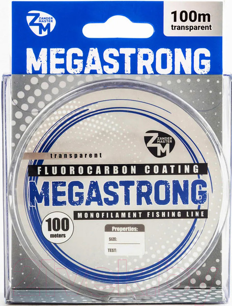 Изображение товара Леска монофильная ZanderMaster Megastrong 0.405мм 16.5кг / 11991 (100м)