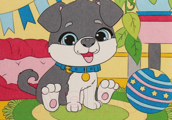 Изображение товара Картина по номерам Школа талантов Пёсик / 4992651