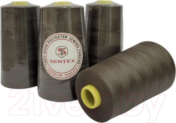 Изображение товара Набор швейных ниток Sentex 100% полиэстер 50/2 5000 ярдов 1247 (4шт)