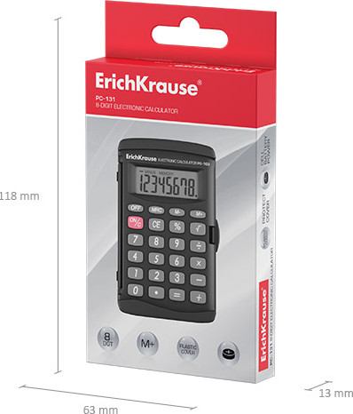 Изображение товара Калькулятор Erich Krause PC-131 / 57519
