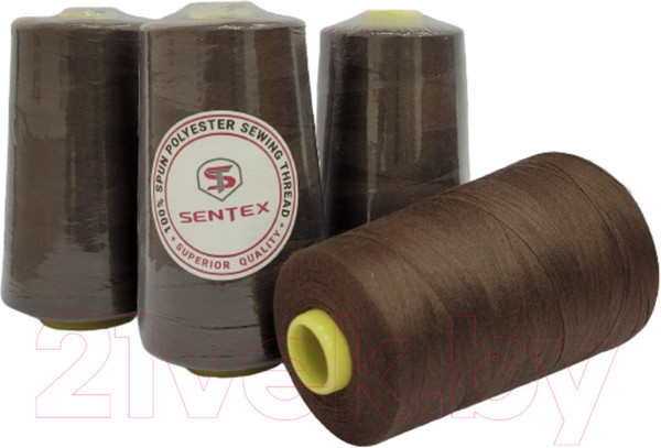 Изображение товара Набор швейных ниток Sentex 100% полиэстер 50/2 5000 ярдов 1253 (4шт)