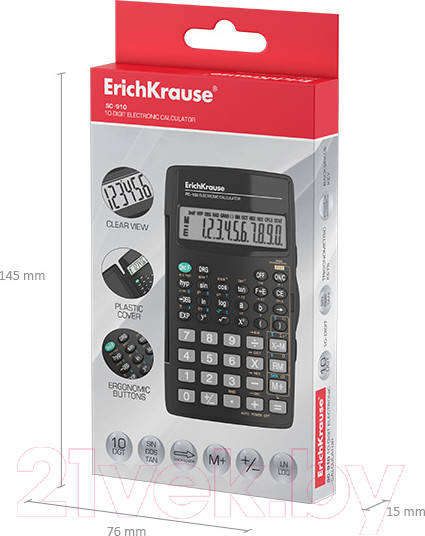 Изображение товара Калькулятор Erich Krause SC-910 / 57521