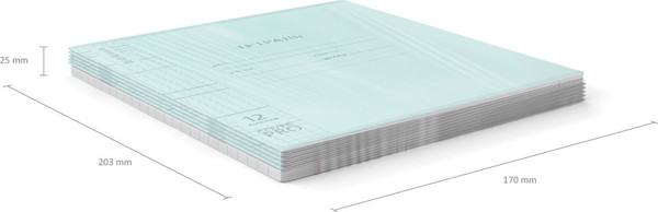 Изображение товара Тетрадь Erich Krause Классика CoverPrо Pastel / 56346 (12л, клетка)