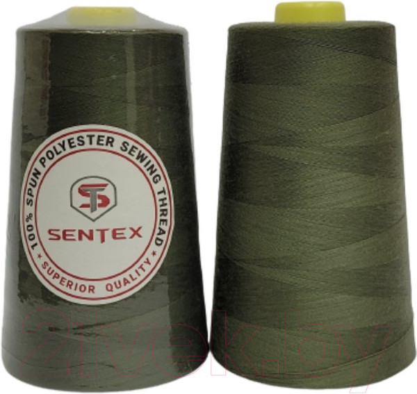 Изображение товара Набор швейных ниток Sentex 100% полиэстер 50/2 5000 ярдов 1268 (2шт)