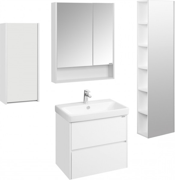 Изображение товара Шкаф с зеркалом для ванной Акватон Сканди 70 (1A252202SD010)