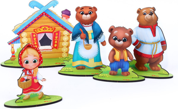 Изображение товара Кукольный театр Лесная мастерская Настольный театр. Три медведя / 9118406