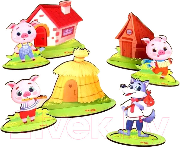 Изображение товара Кукольный театр Лесная мастерская Три поросенка / 9118405