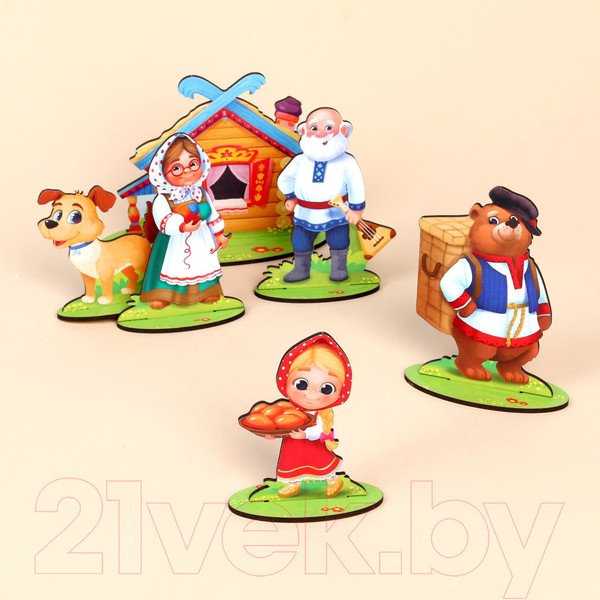 Изображение товара Кукольный театр Лесная мастерская Маша и медведь / 9118404