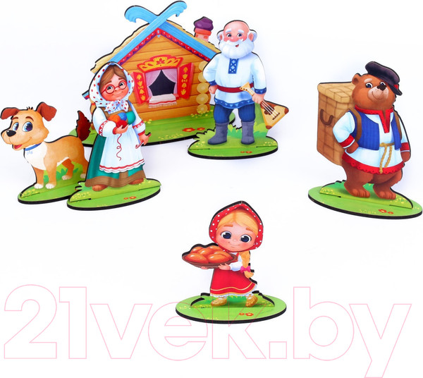 Изображение товара Кукольный театр Лесная мастерская Маша и медведь / 9118404