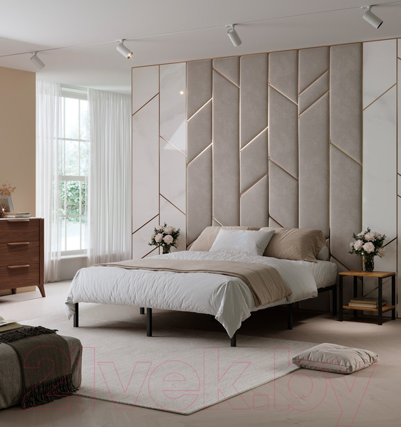 Изображение товара Полуторная кровать Домаклево София 140x200 (черный)